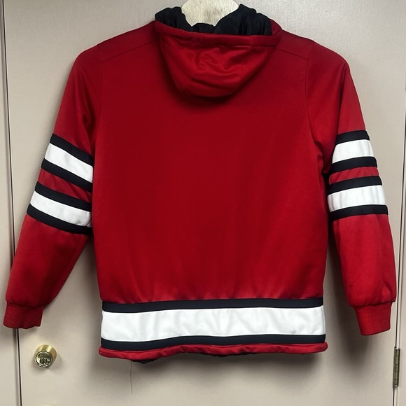 NHL Women's Sz Med Chicago Blackhawks Full Zip Hockey Jacket Pre-Owned - Picture 6 of 8